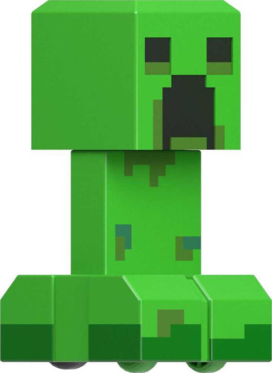 Minecraft Legends Creeper vs Piglin Bruiser Figures