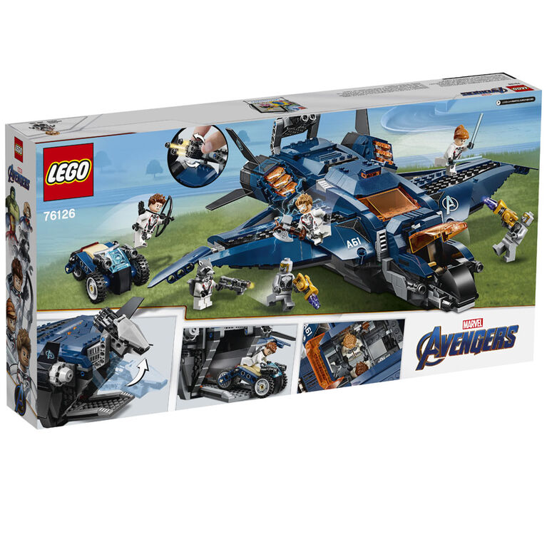 Lego Super Heroes Marvel Avengers Ultimate Quinjet 76126 Toys R Us Canada