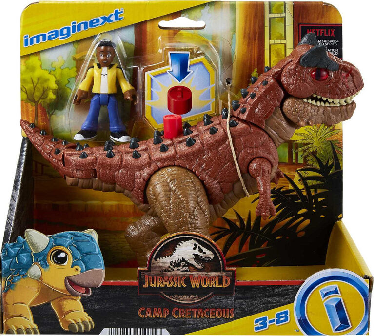 Imaginext Jurassic World Camp Cretaceous Carnotaurus ‘Toro' & Darius