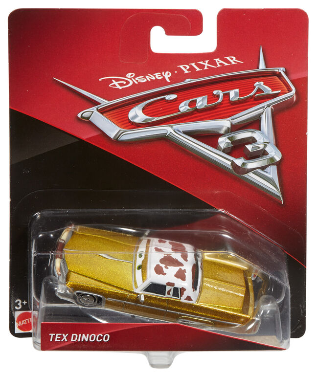 Disney Pixar Cars 3 Tex Dinoco Die-cast Vehicle - English Edition