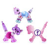 Twisty Petz, Series 4 3-Pack, Snugglie Terrier, Starflower Hippo and Surprise Collectible Bracelet Set