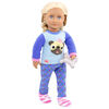Pug-Jama Party, Our Generation, Pyjama avec imprimé de chien pour poupées de 18 po