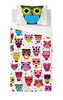 Gouchee Design - Owls Digital Print Twin Duvet Cover Set