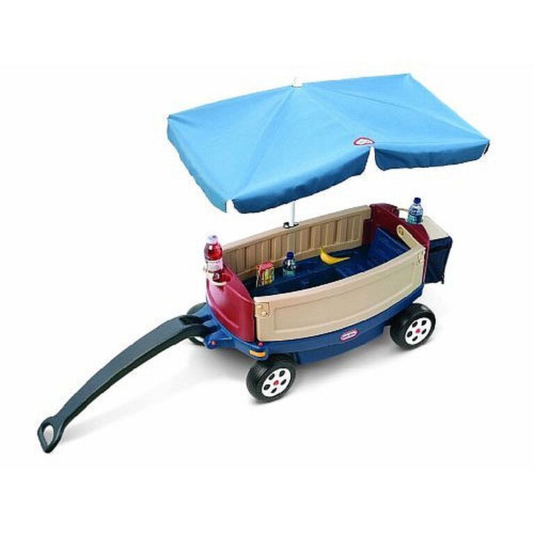 Little Tikes - Deluxe Ride And Relax Wagon With Umbrella