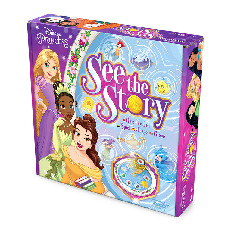 Funko DISNEY PRINCESS SEE THE STORY Board Game