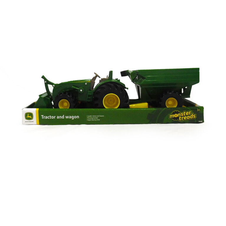 John Deere - Monster Treads Tractor with gravity wagon