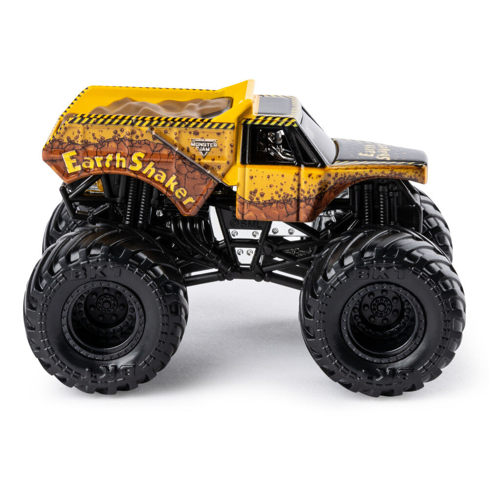 Monster Jam, Official Earth Shaker Monster Truck, Die-Cast Vehicle, Crazy Creatures Series, 1:64 Scale