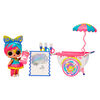 LOL Surprise OMG House of Surprises Art Cart Playset with Splatters Collectible Doll