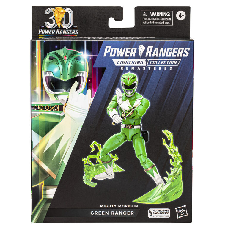 Power Rangers Lightning Collection Remastered Mighty Morphin Green Ranger 6 Inch Action Figure