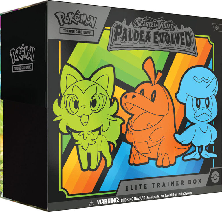 Coffret Dresseur d'Élite Pokémon Écarlate et Violet Évolutions à Paldea