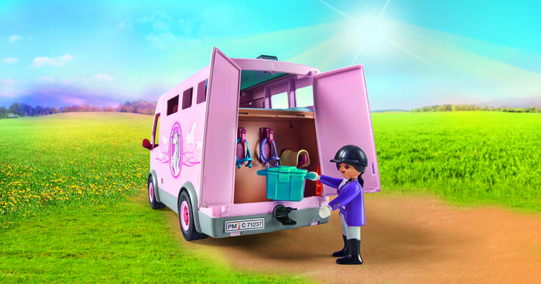 Playmobil - Van avec chevaux