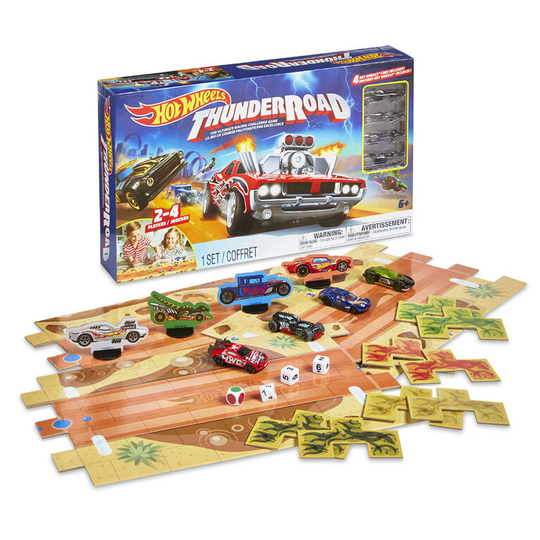 TCG Toys - Hot Wheels Thunder Road Game