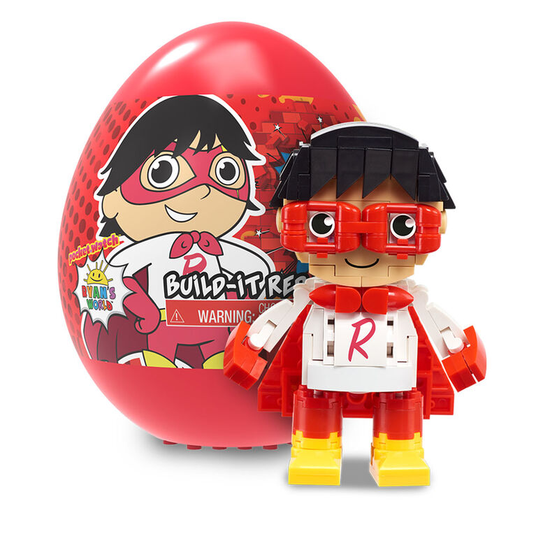 Gus Ryan's World Build It Character Eggs Instructions Ryan S World Build It Egg Red Titan Over 100 Bricks English Edition Toys R Us Canada ryan s world build it egg red titan over 100 bricks english edition