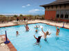 Poolside Volleyball