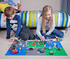 Strictly Briks - Stackable Baseplates - 10" x 10" - 32 x 32 pegs - 6 Baseplates - Blue, Gray, Green