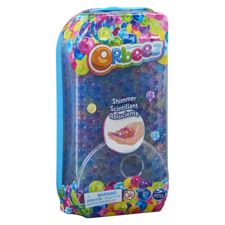 Orbeez, The One and Only, Multi-Colored Shimmer Feature Pack with 1,300 Fully Grown Non-Toxic Water Beads