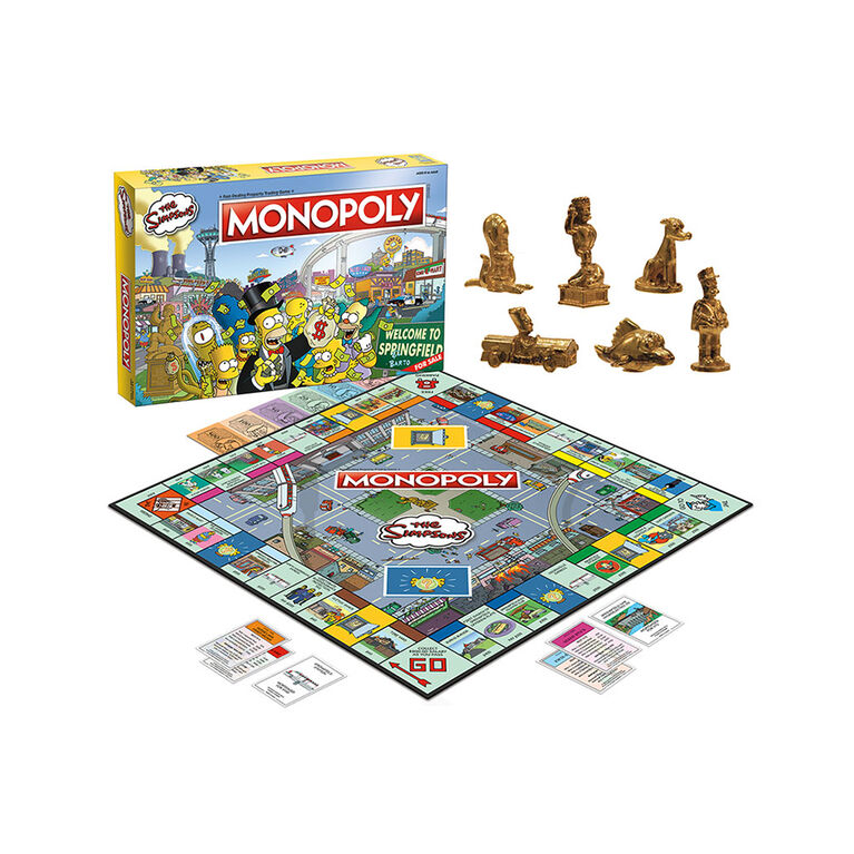 MONOPOLY: The Simpsons Jeu De Plateau - Édition anglaise