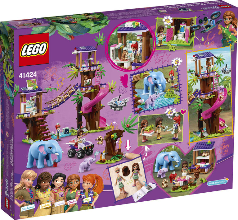 LEGO Friends La base de sauvetage dans la jungle 41424 (648 pièces)