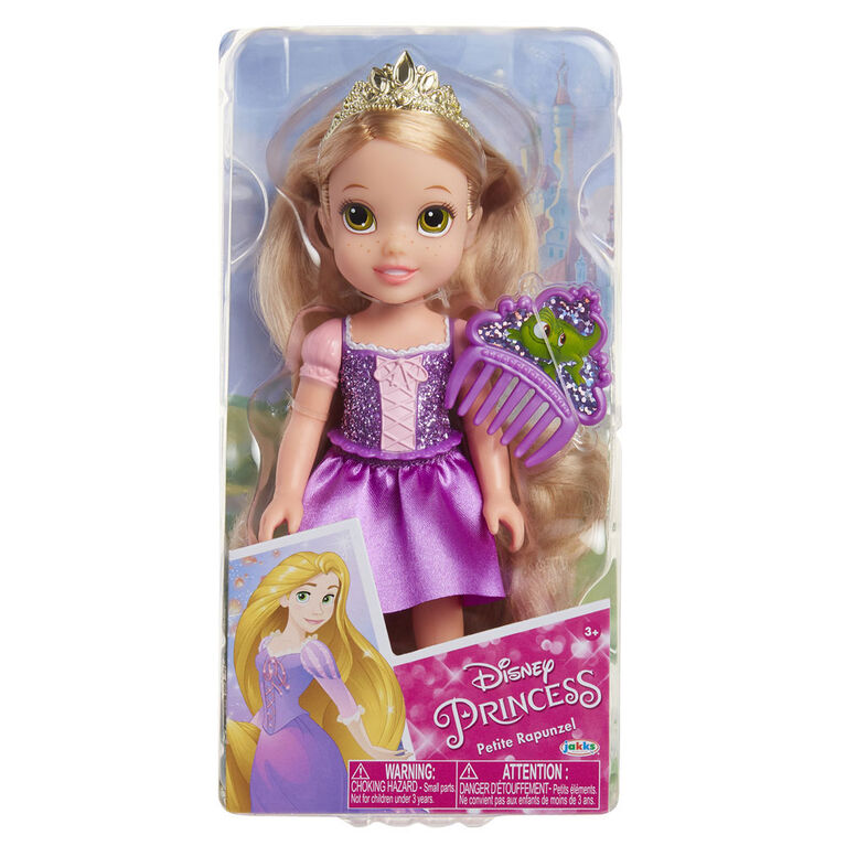 Petite Rapunzel avec Corsage Dur Pailleté + Peigne