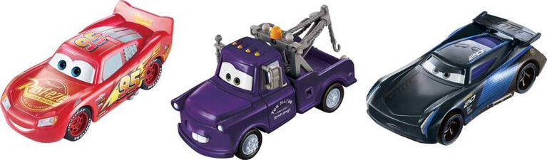 Disney Pixar Cars - Pack de 3 véhicules Color Changers -Lightning