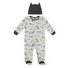 Batman Sleeper Hat Set Grey 3-6M