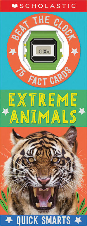 Scholastic Early Learners: Quick Smarts Extreme Animals Fast Fact Cards - Édition anglaise