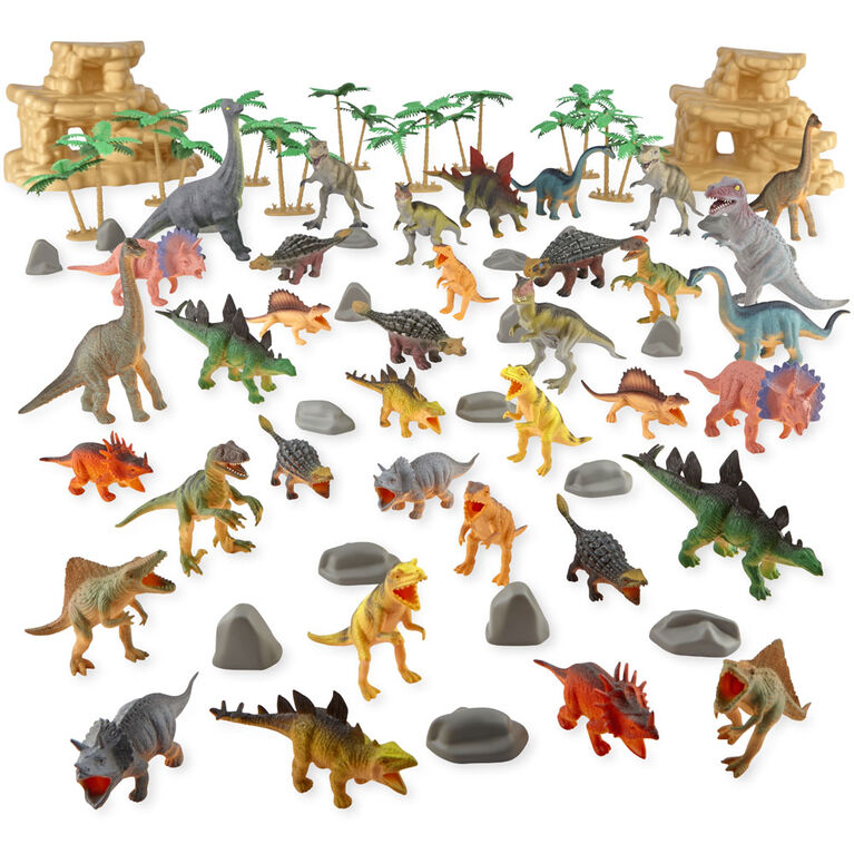 Animal Planet - Méga sac de dinosaures 67 pièces - Notre exclusivité