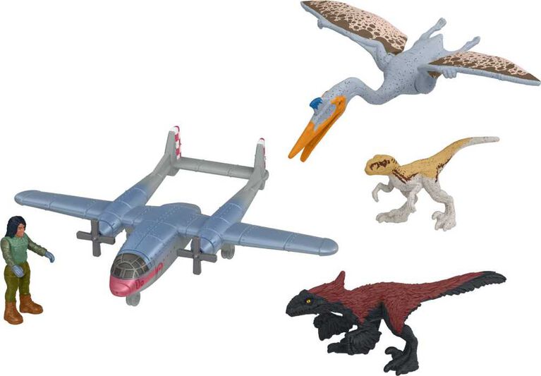 Jurassic World: Dominion Mini Figures Themed Pack of 5 Dinosaur Toys