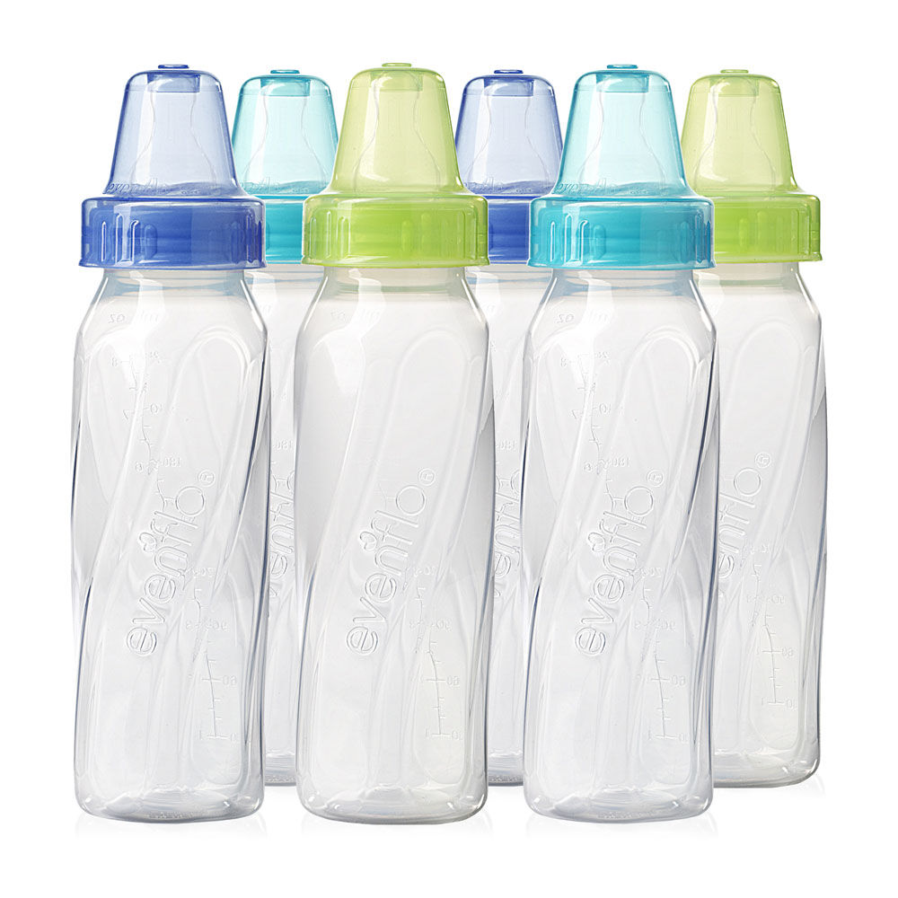 Classic Bottle (8oz, 6 Pack, Teal/Grn/Blue)