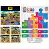 Caterpillar Parking Lot - Construction Trucks 60 Piece Kids Puzzle