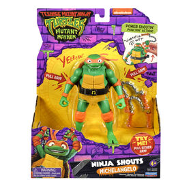 Les Tortues Ninja Mutantes: Mutant Mayhem Figurine Michelangelo Deluxe Ninja Shouts