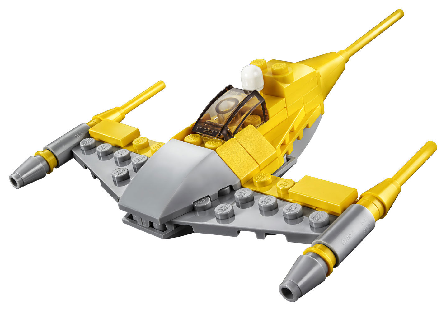 lego star wars yellow ship