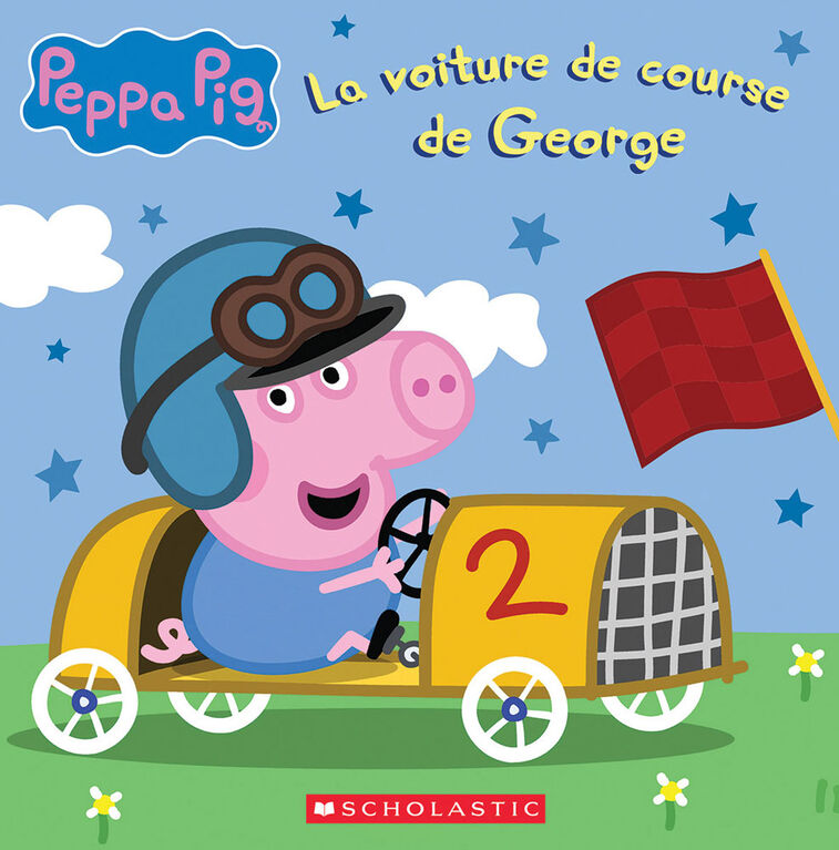 Peppa Pig : La voiture de course de George - French Edition