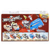 Wreck Royale - Exploding Crashing 2-Pack Double Trouble vs. King Cra$h Race Cars with 12 Mix 'n Match Explosive Parts