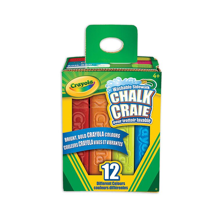 Crayola Washable Sidewalk Chalk, 12 Ct