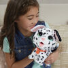 furReal Poopalots Grands pas Dalmatien, peluche interactive avec 9 croquettes