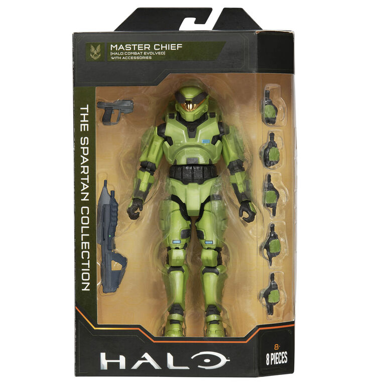 Halo Figure - The Spartan Collection - Master Chief (Halo: Combat Evolved) with Accessories
