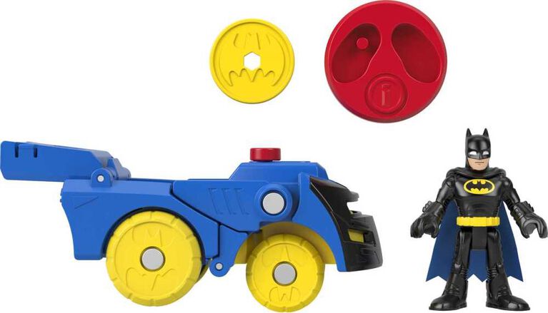 Fisher-Price Imaginext DC Super Friends Head Shifters Batman and Batmobile Set