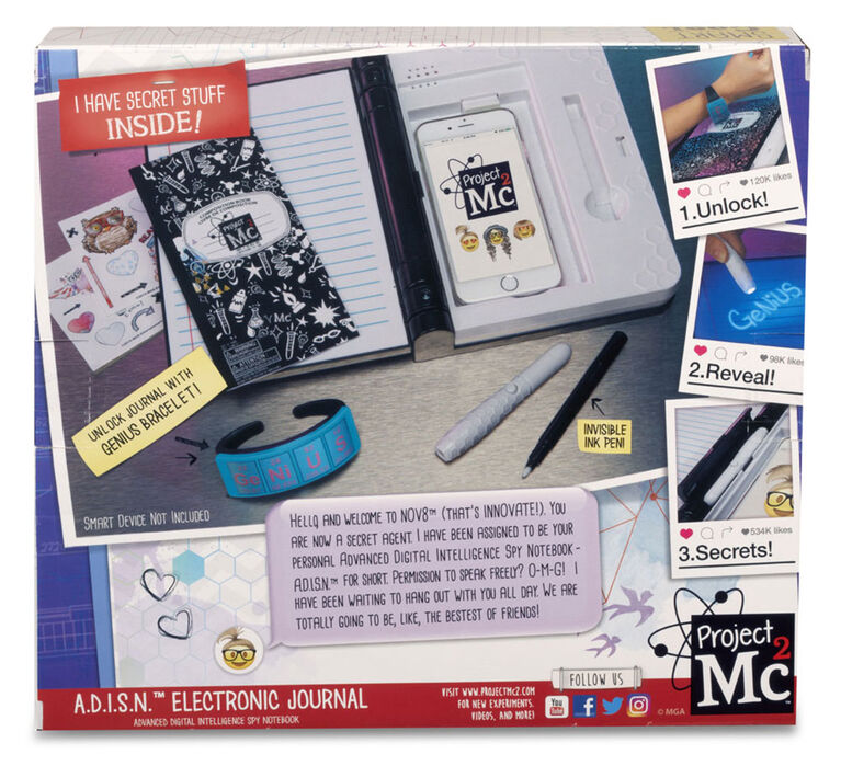 Project Mc2 A.D.I.S.N. Journal Toys R Us Canada