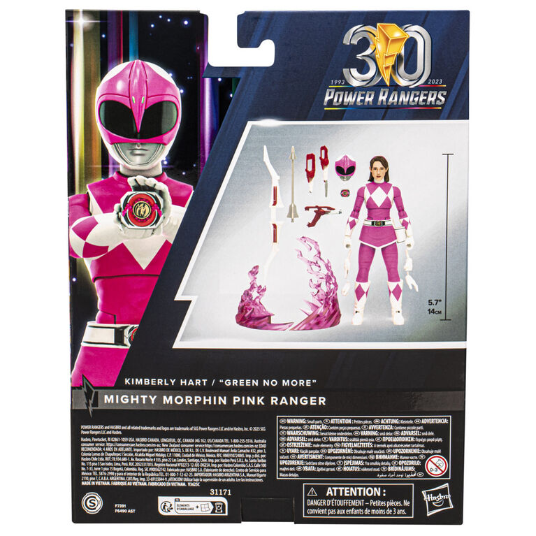 Power Rangers Lightning Collection Remastered Mighty Morphin Pink Ranger 6 Inch Action Figure