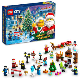 Le calendrier de l'Avent LEGO City 2023 Ensemble de jeu de construction (258 pièces)