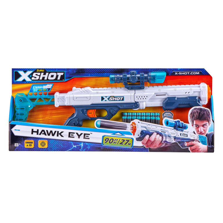 X-Shot Excel Hawk Eye Foam Dart Blaster (16 Darts)