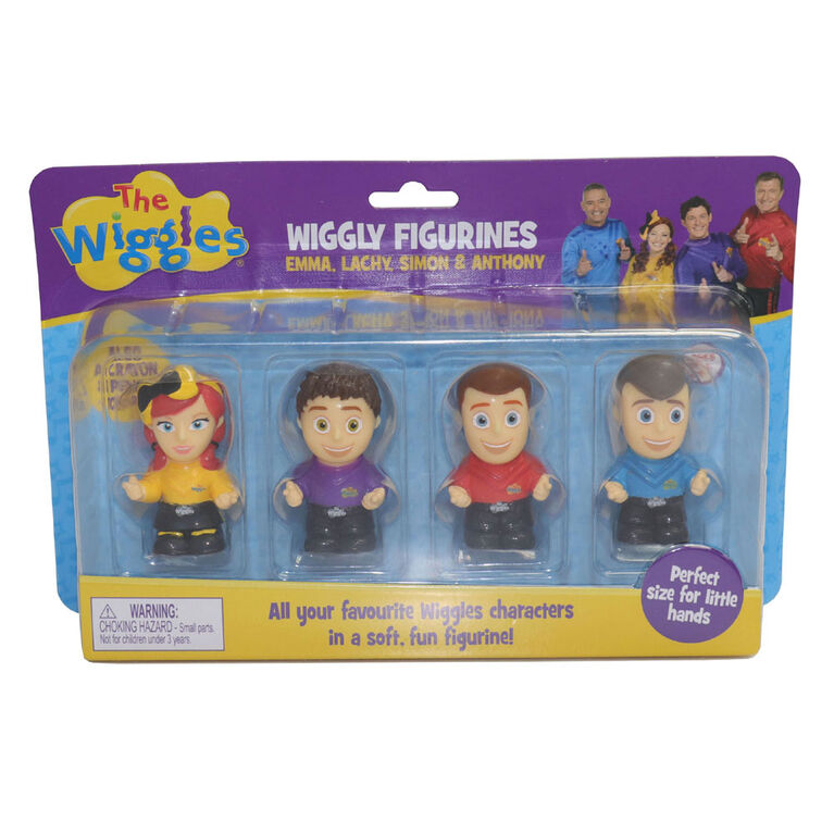 The Wiggles Figurines 4-pack:Lachy, Emma, Anthony and Simon - English Edition
