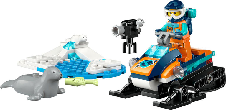 LEGO City Arctic Explorer Snowmobile 60376 Building Toy Set (70 Pieces)