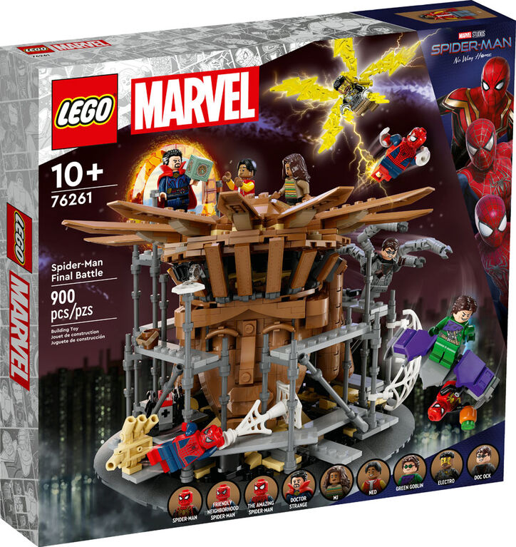 LEGO DUPLO Marvel La bataille finale de Spider-Man 76261 Ensemble de jeu de construction (900 pièces)