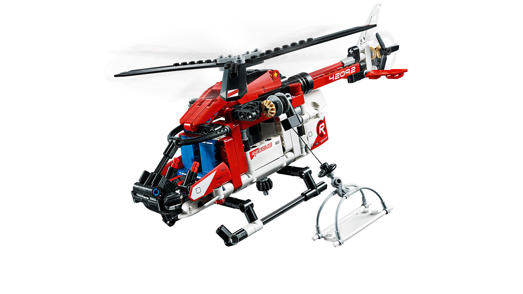 lego snow rescue helicopter