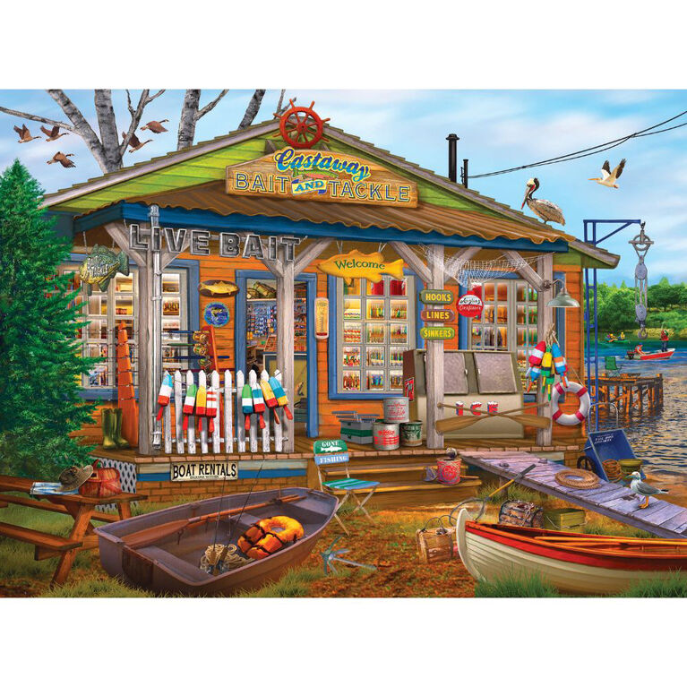 Cra-Z-Art - Bigelow Country 1000pc Puzzle - Castaway Bait and Tackle