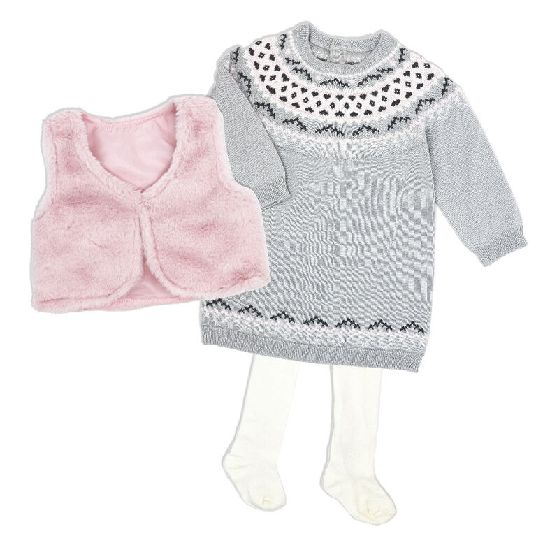 Lily & Jack 3 Piece Set-Fairisle 2T-3T