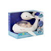 Tranquil Whale de Cloud b Ensemble Veilleuse Baleine Blanche à Effet Sous-Marin et Musique avec hochet en peluche