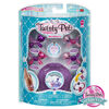 Twisty Petz, Série 3, Pack de 4 mini-animaux, Coffret de bracelets chatons et loutres avec écrin